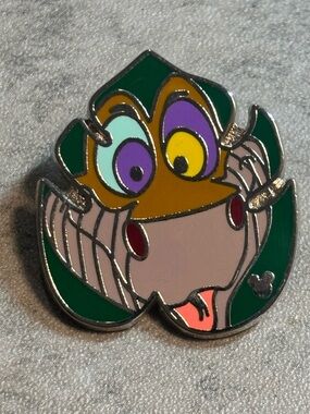 Disney Pin Hidden Mickey Jungle Book Leaf - Kaa